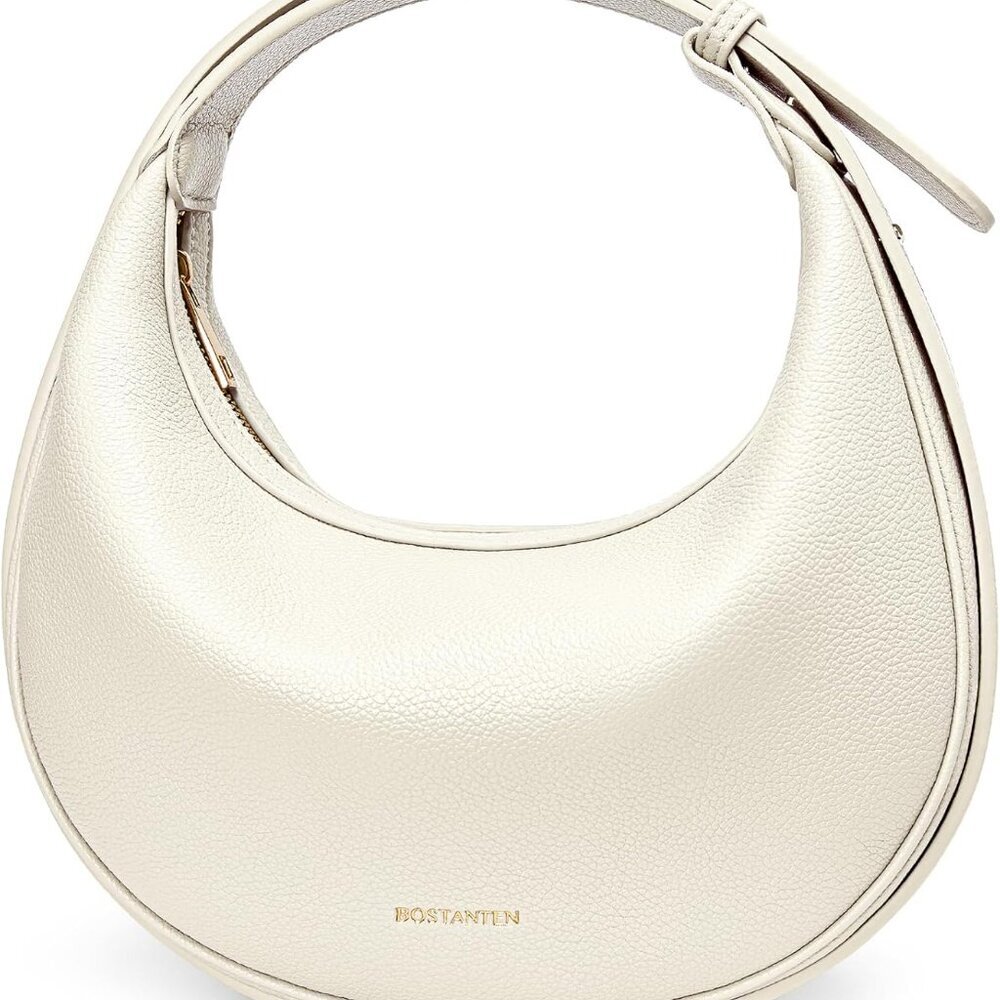 Crescent Shoulder Bag for Women Trendy Crossbody Hobo Purse Vegan Leather Clutch